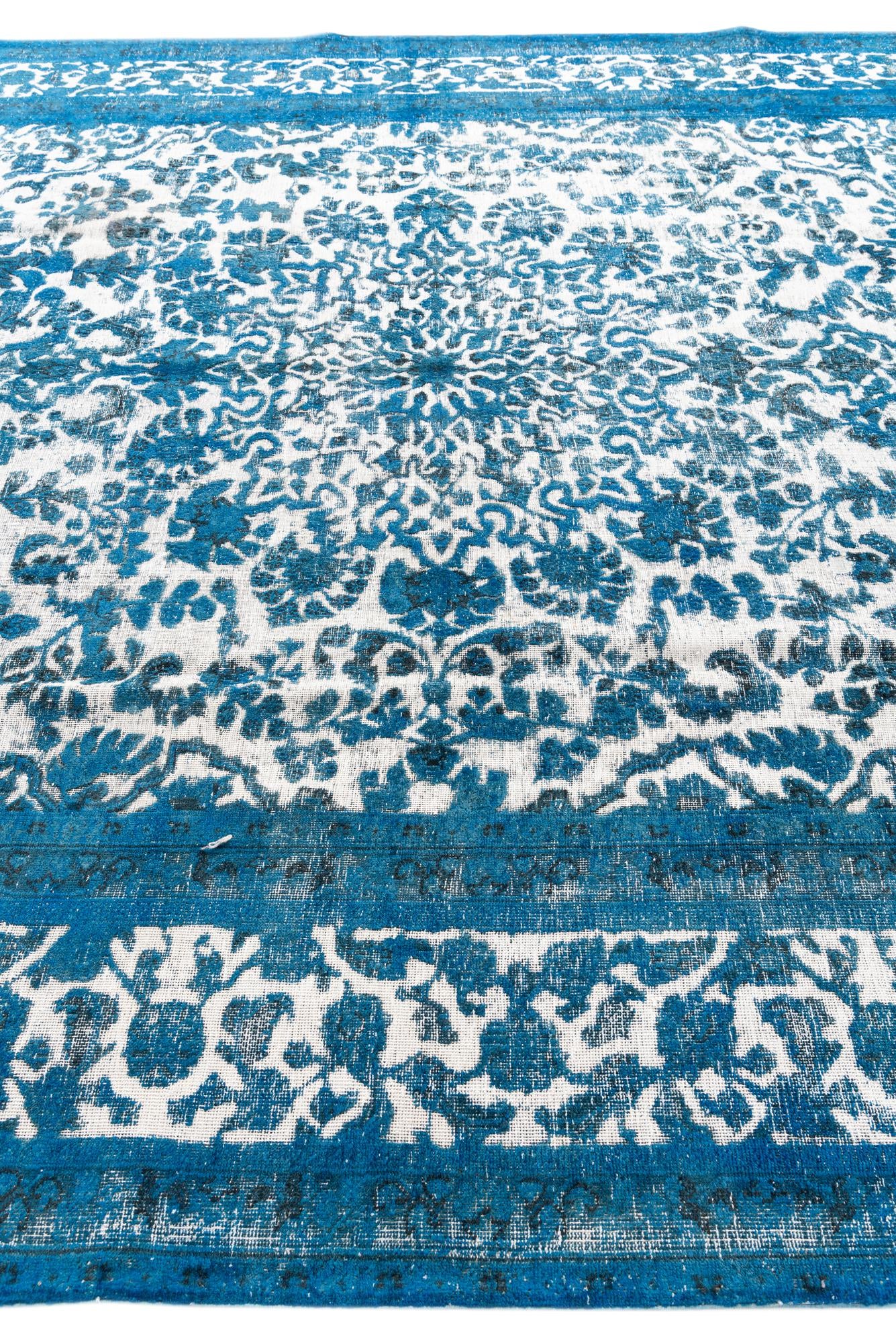 9' 9 x 12' 3 Hand Knotted Ultra Vintage Persian Wool Rug