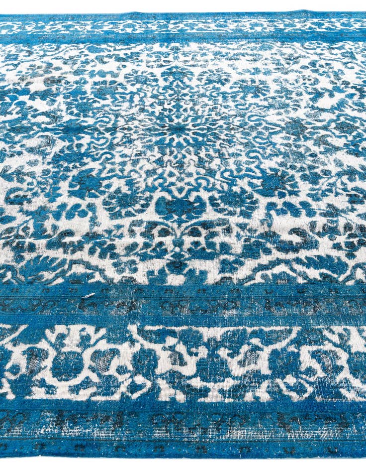 Detail image of 9' 9 x 12' 3  Hand Knotted Ultra Vintage Persian Wool Rug