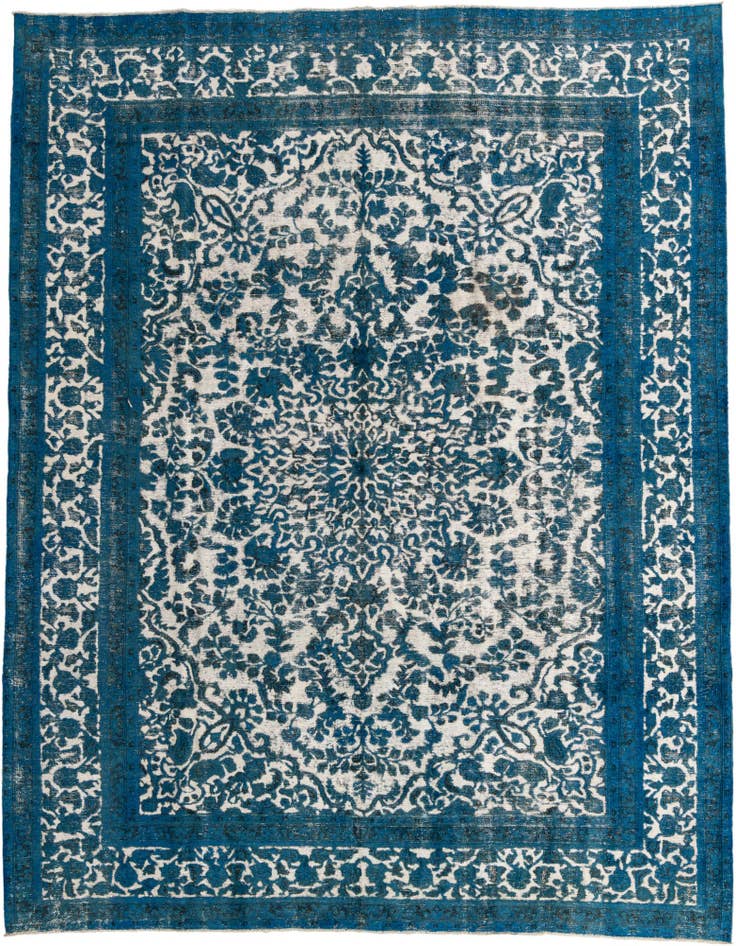 Detail image of 9' 9 x 12' 3 Hand Knotted Ultra Vintage Persian Wool Rug