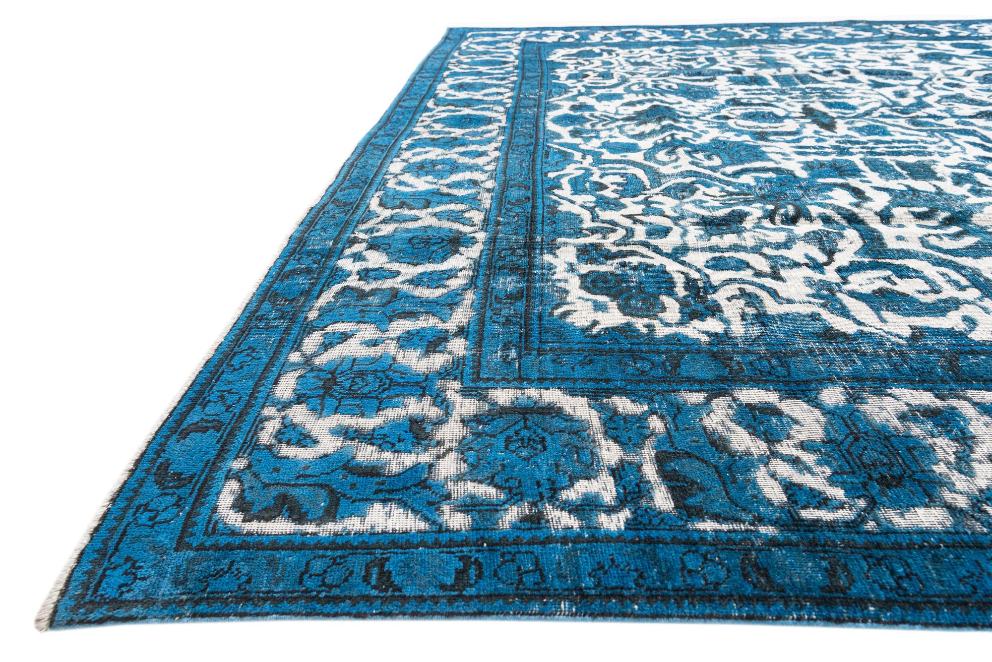 9' 9 x 12' 9 Hand Knotted Ultra Vintage Persian Wool Rug