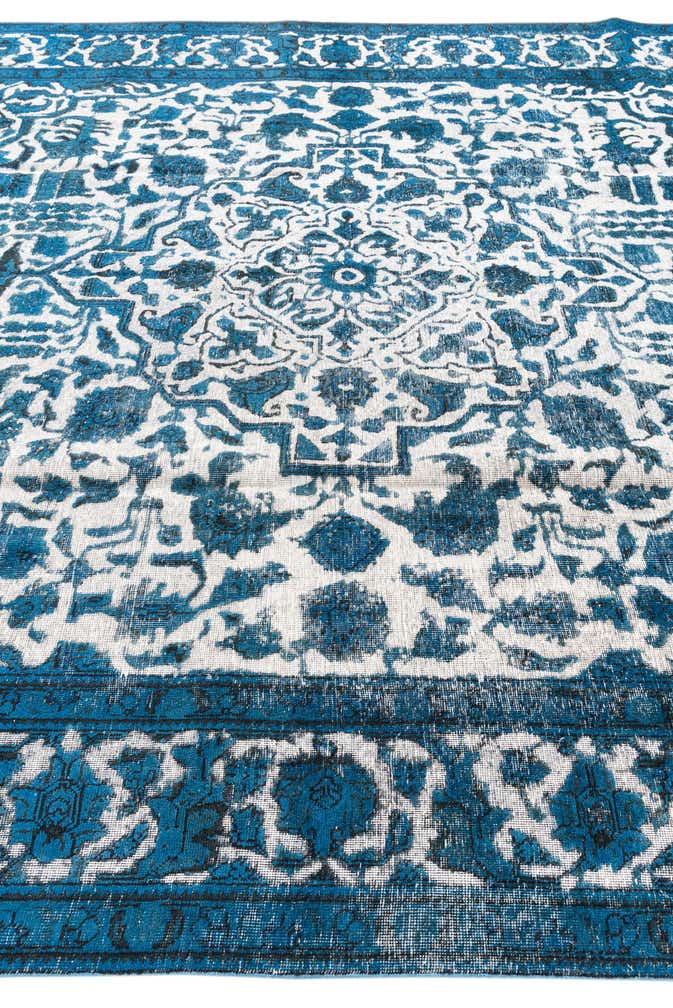 9' 9 x 12' 9 Hand Knotted Ultra Vintage Persian Wool Rug