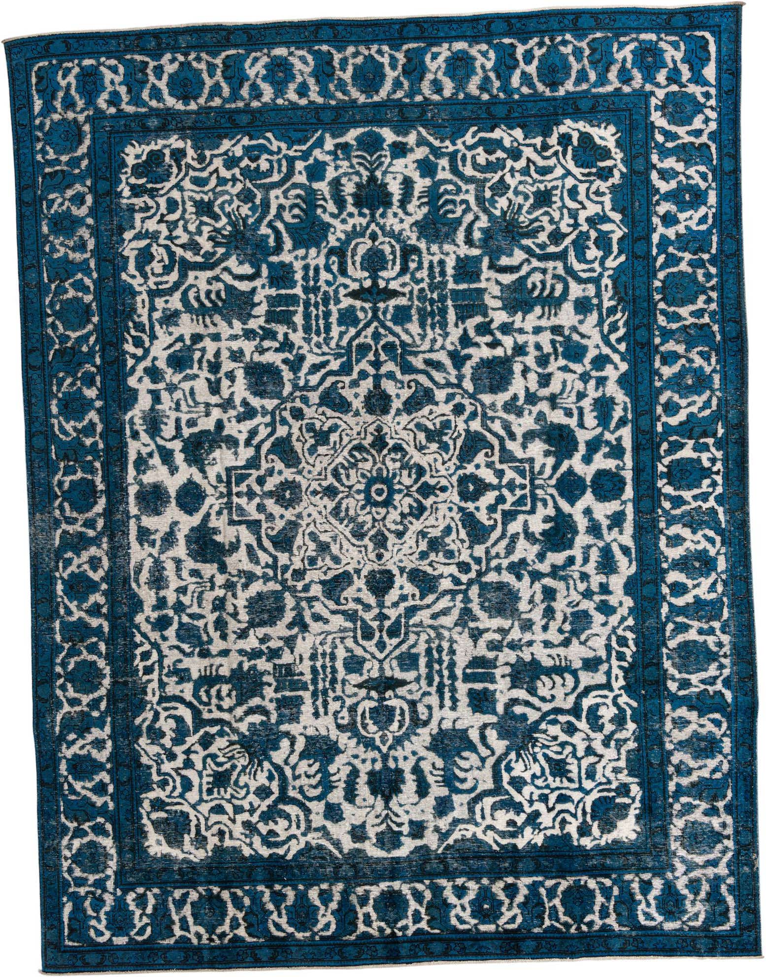 9' 9 x 12' 9 Hand Knotted Ultra Vintage Persian Wool Rug