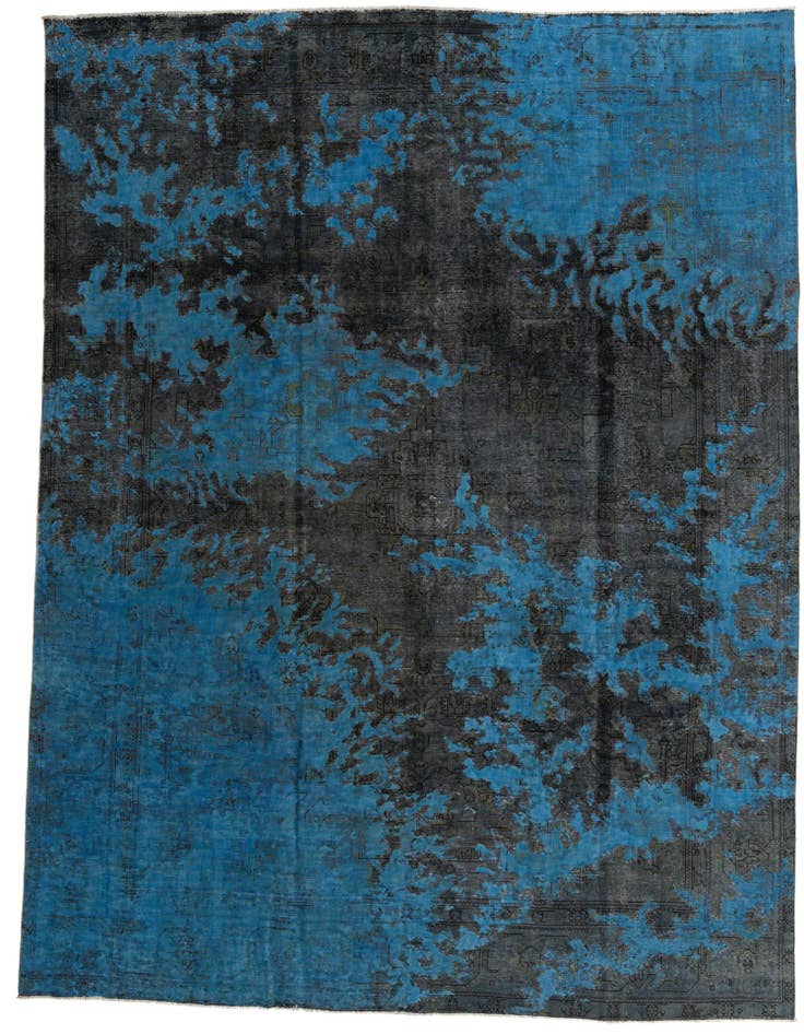 Detail image of 9' 5 x 12' 10 Hand Knotted Ultra Vintage Persian Wool Rug