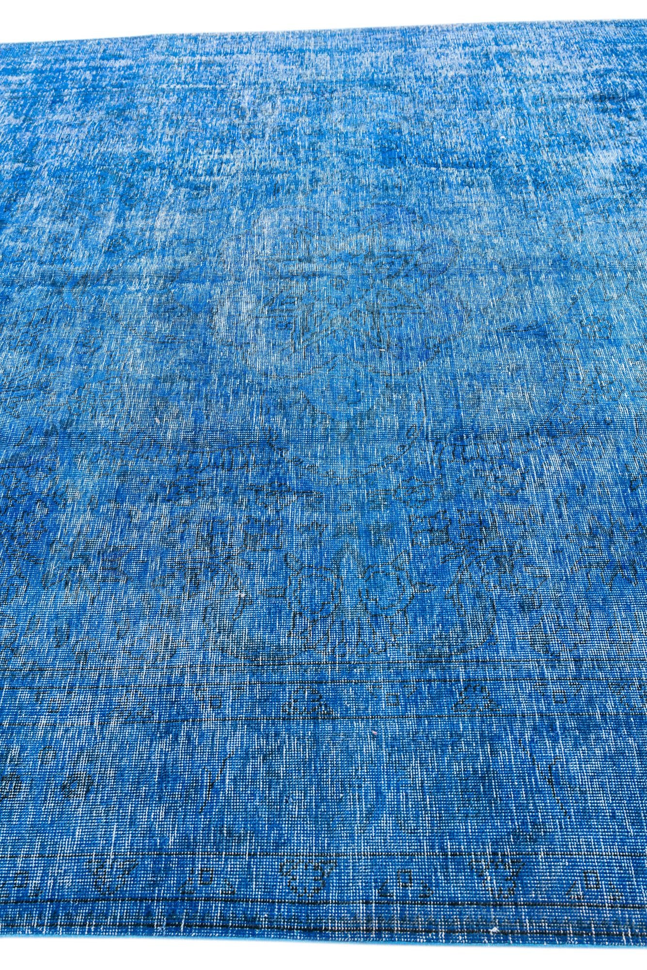 7' 9 x 10' 9 Hand Knotted Ultra Vintage Persian Wool Rug