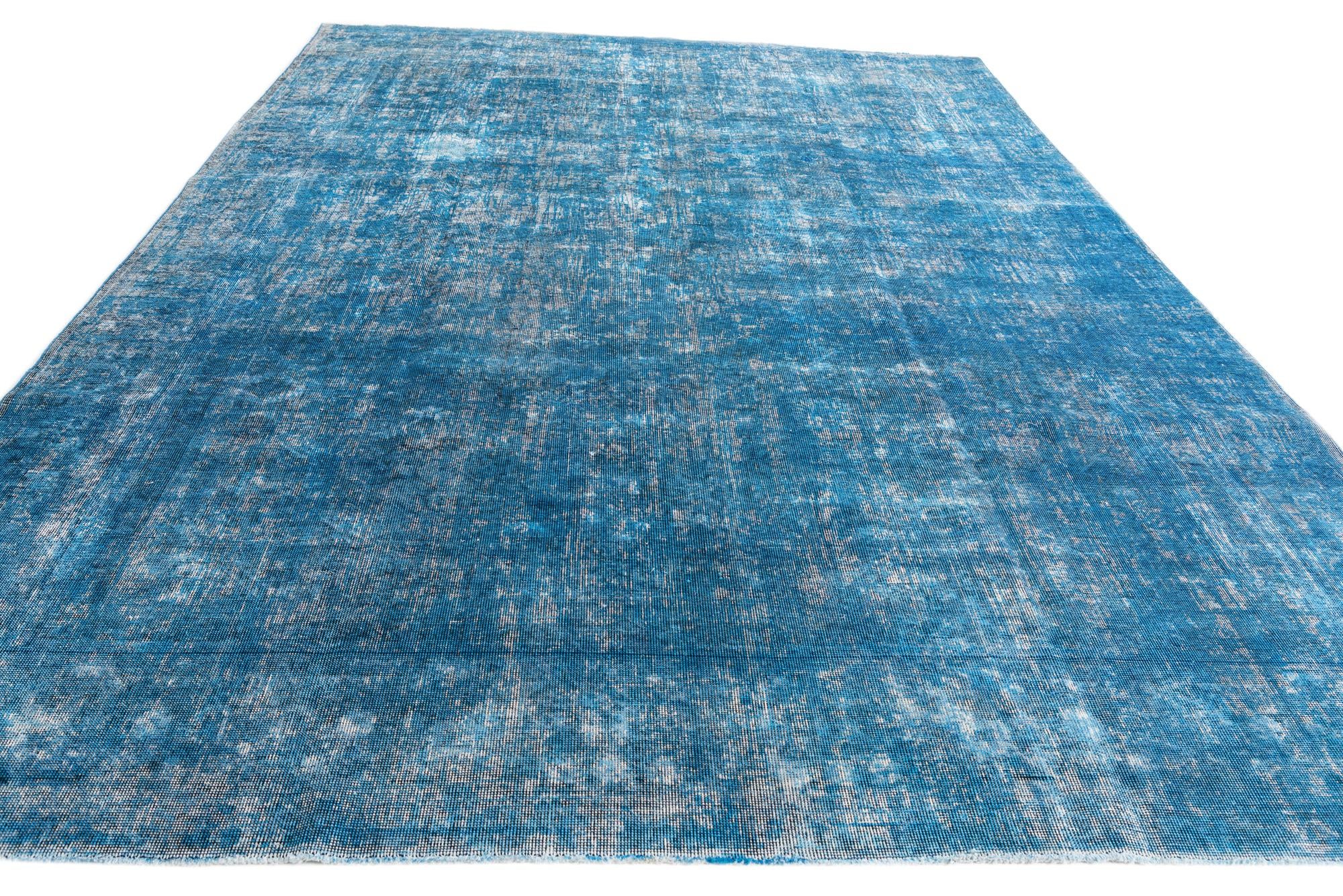 8' 9 x 12' 4 Hand Knotted Ultra Vintage Persian Wool Rug