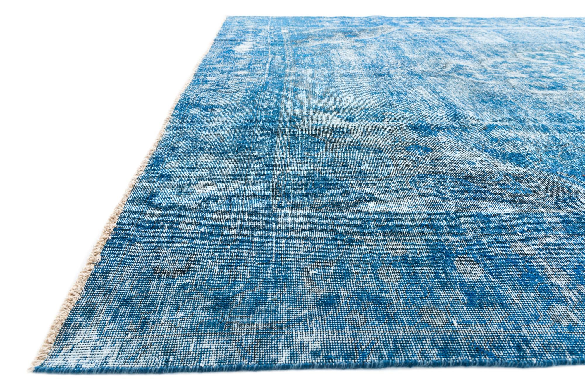 9' 4 x 11' 10 Hand Knotted Ultra Vintage Persian Wool Rug