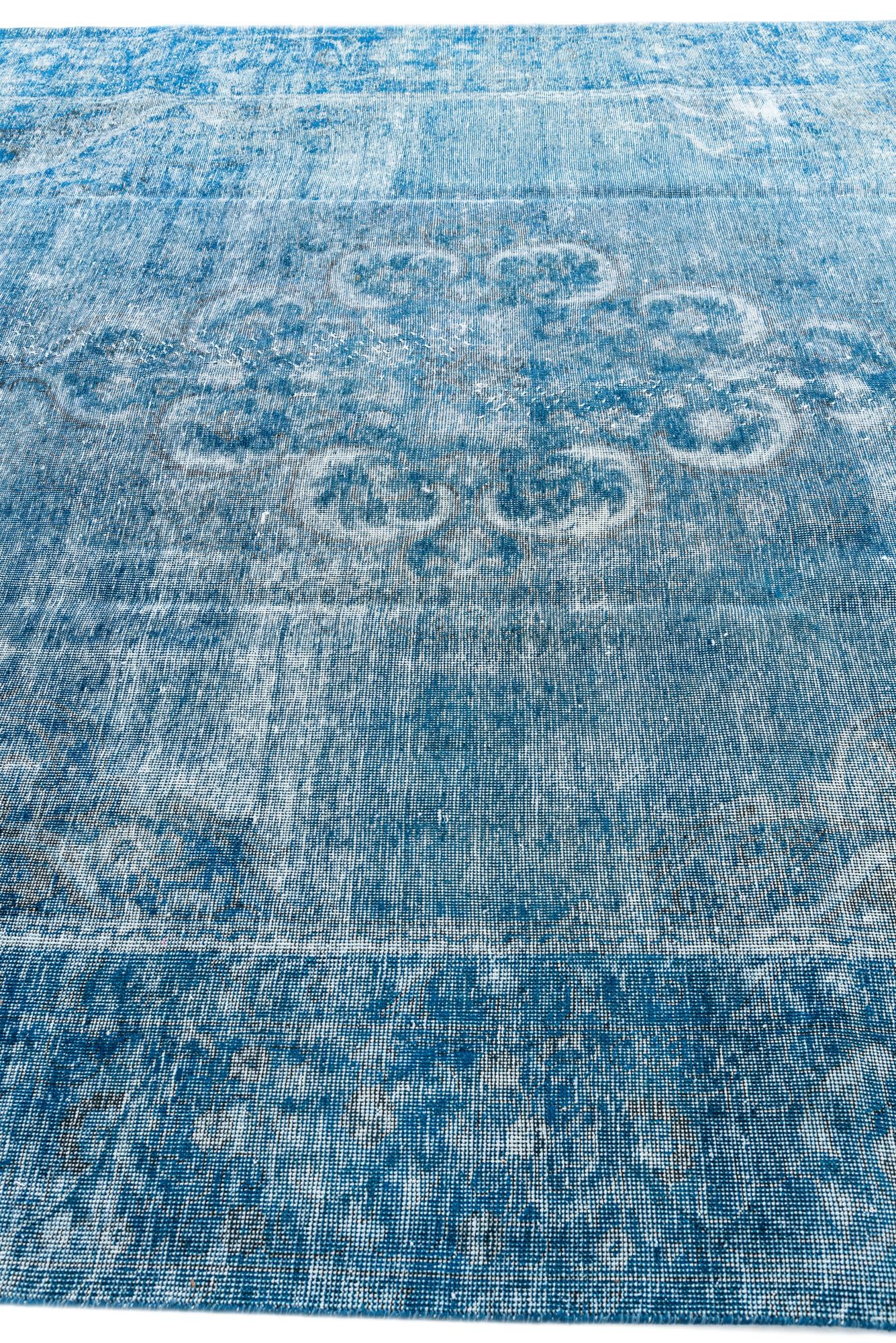 9' 4 x 11' 10 Hand Knotted Ultra Vintage Persian Wool Rug