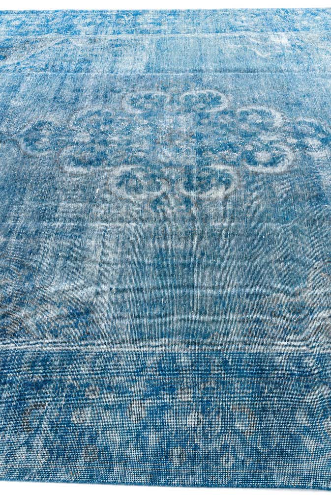 9' 4 x 11' 10 Hand Knotted Ultra Vintage Persian Wool Rug