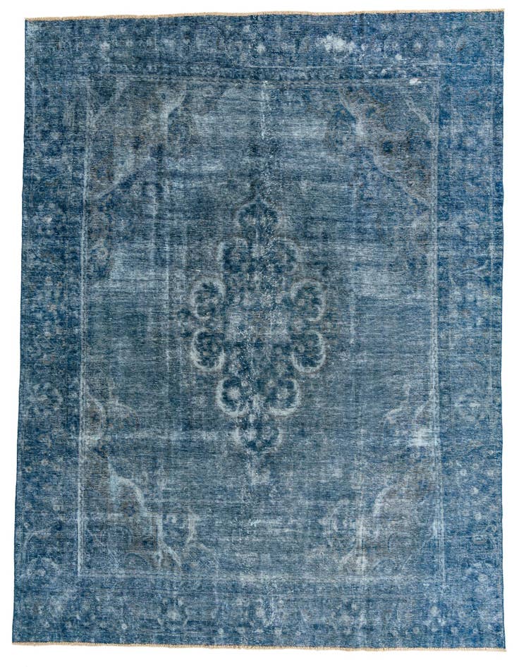 Detail image of 9' 4 x 11' 10 Hand Knotted Ultra Vintage Persian Wool Rug