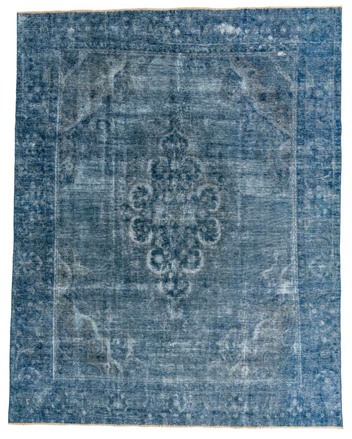 9' 4 x 11' 10 Hand Knotted Ultra Vintage Persian Wool Rug