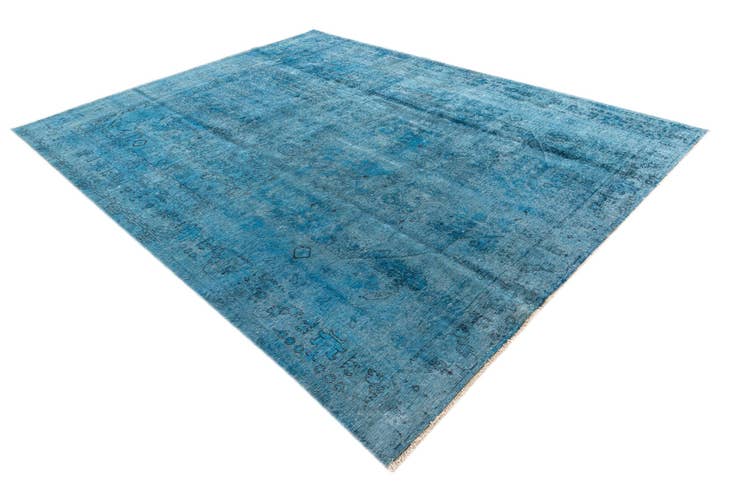 Detail image of 9' 5 x 12' 4 Hand Knotted Ultra Vintage Persian Wool Rug