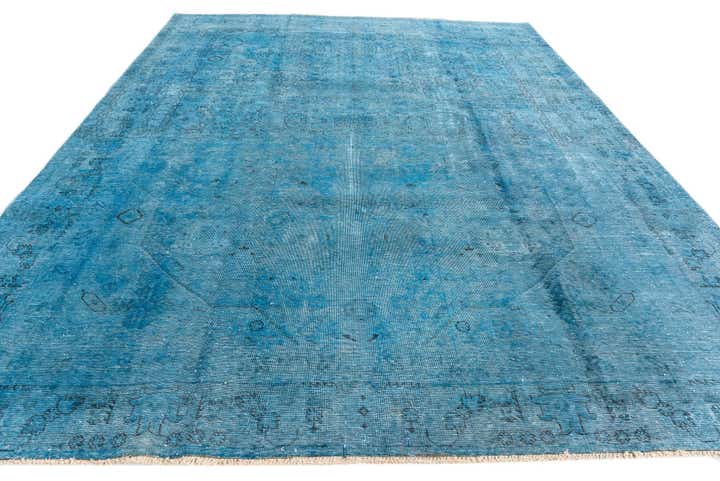 9' 5 x 12' 4 Hand Knotted Ultra Vintage Persian Wool Rug