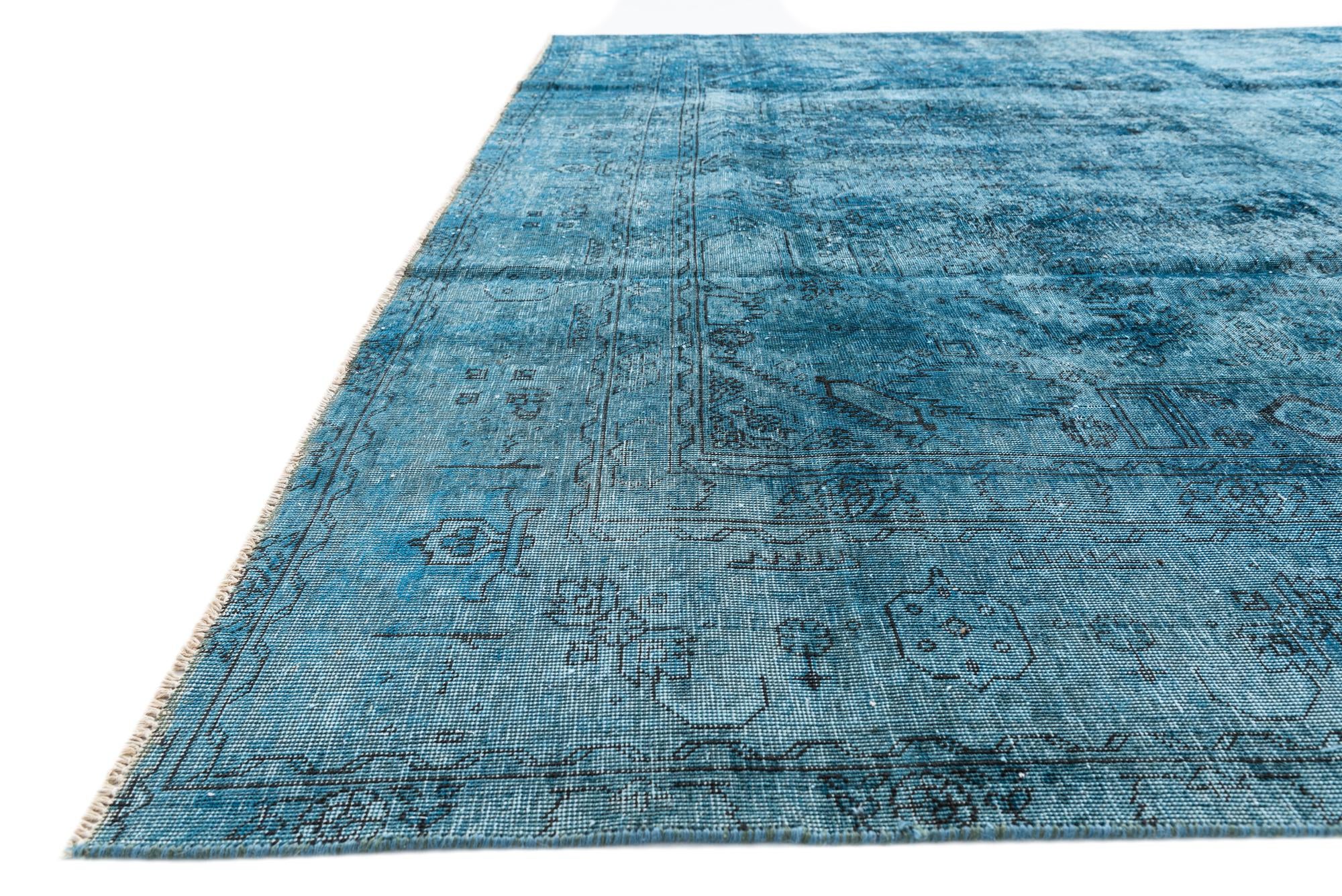 9' 5 x 12' 4 Hand Knotted Ultra Vintage Persian Wool Rug