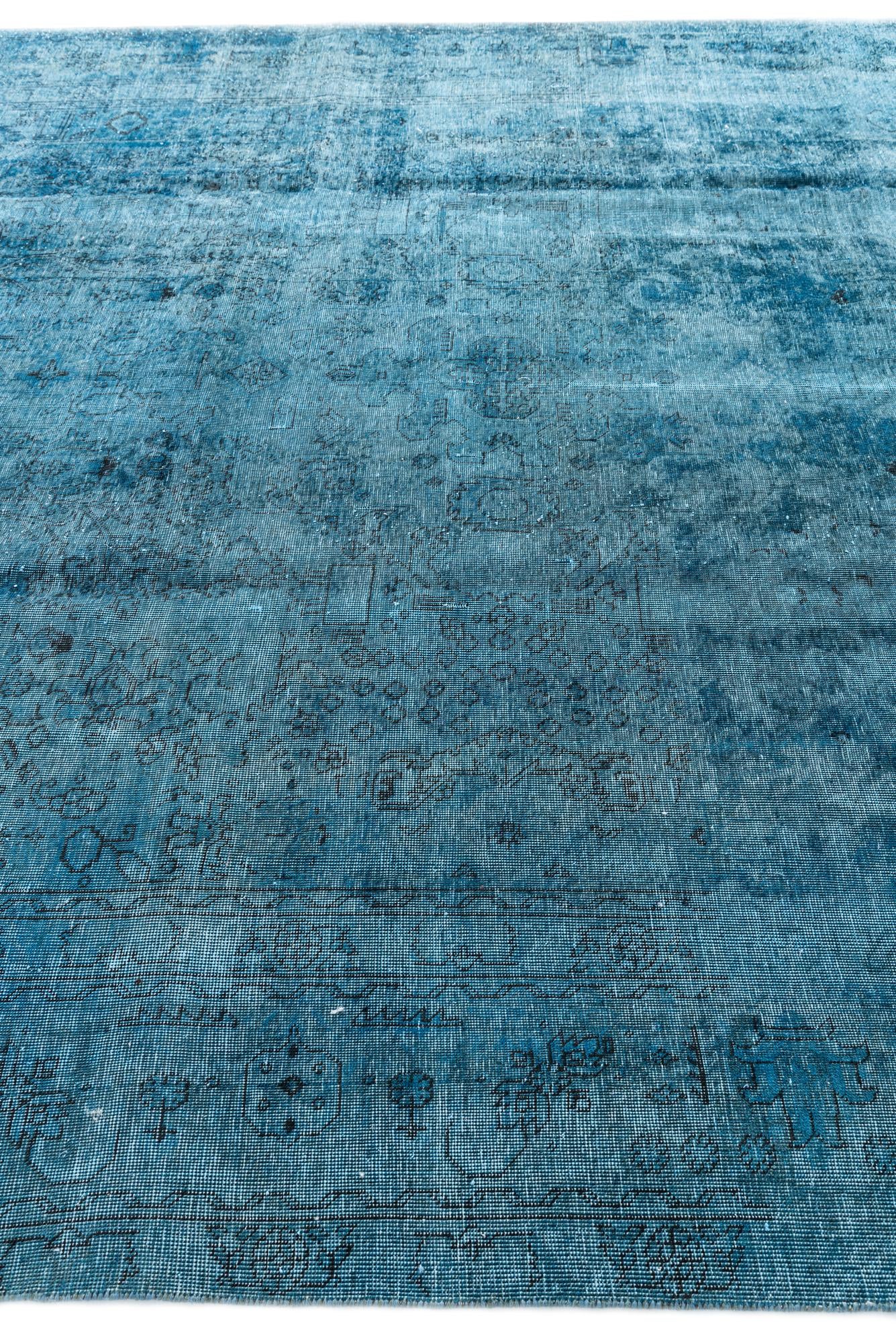 9' 5 x 12' 4 Hand Knotted Ultra Vintage Persian Wool Rug