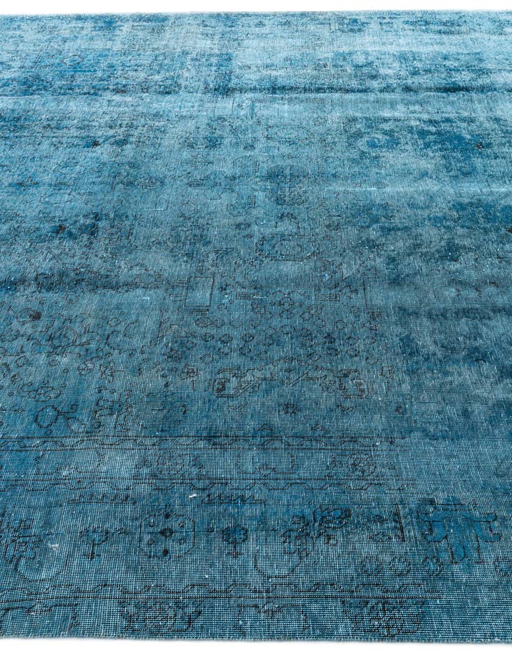 Detail image of 9' 5 x 12' 4  Hand Knotted Ultra Vintage Persian Wool Rug