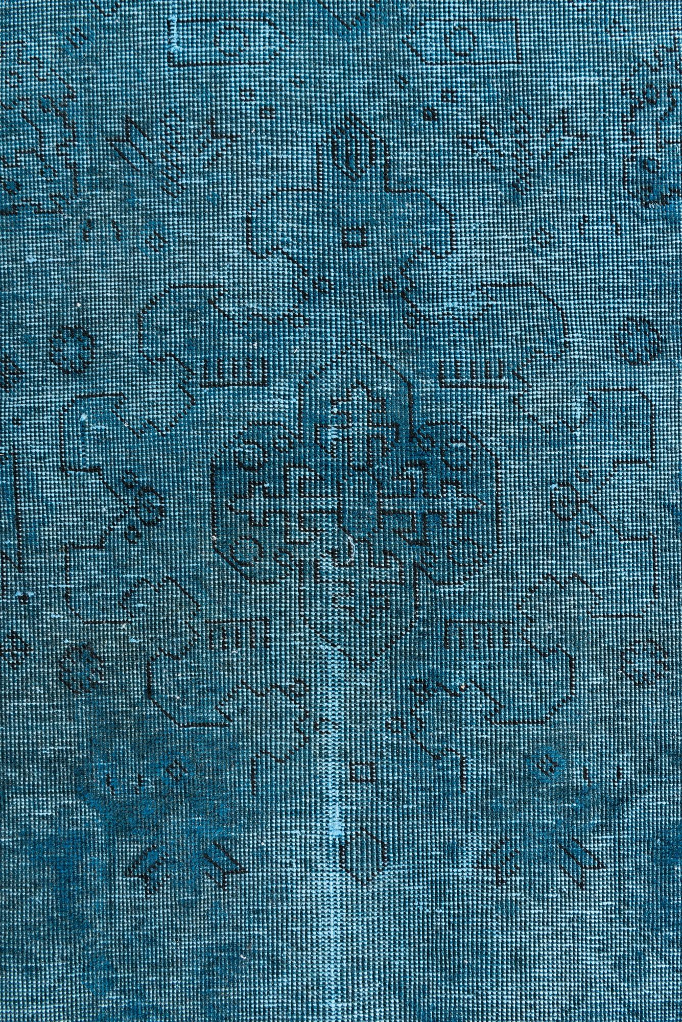 9' 5 x 12' 4 Hand Knotted Ultra Vintage Persian Wool Rug