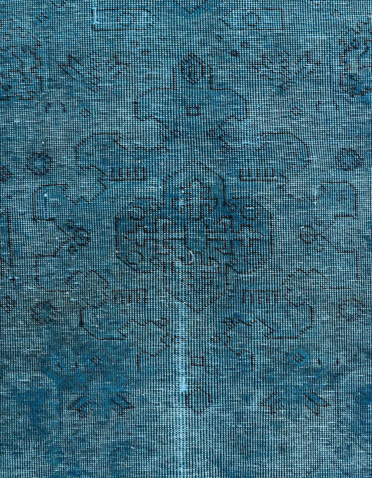 Detail image of 9' 5 x 12' 4  Hand Knotted Ultra Vintage Persian Wool Rug