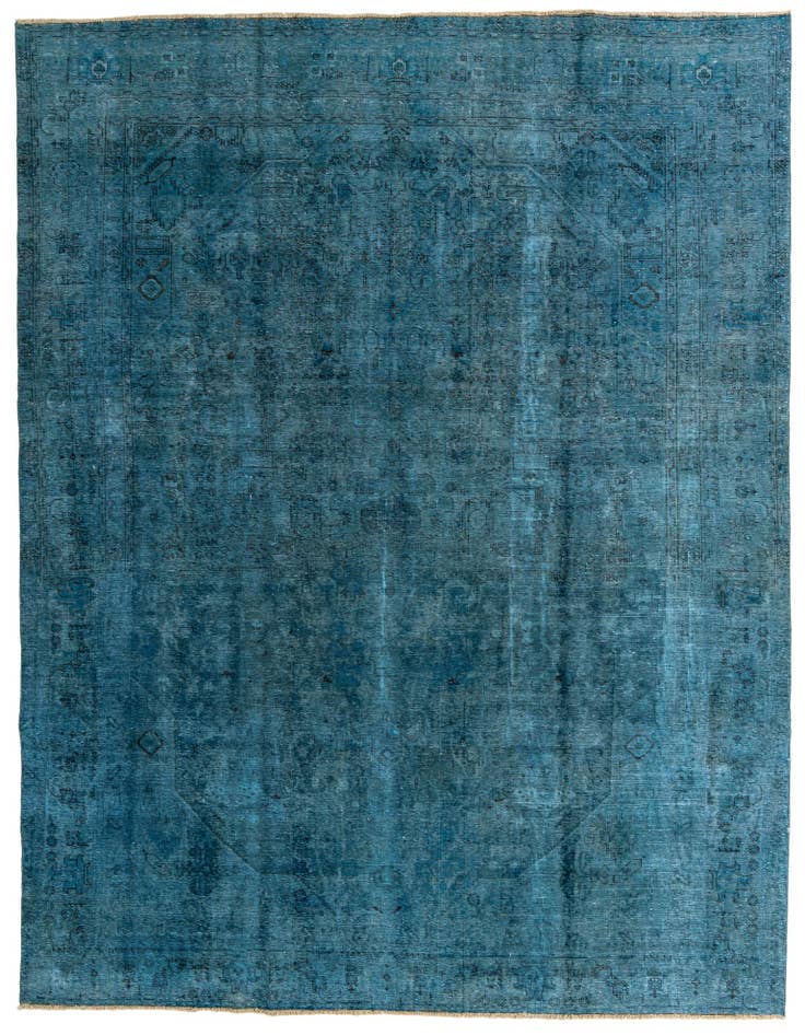 Detail image of 9' 5 x 12' 4 Hand Knotted Ultra Vintage Persian Wool Rug
