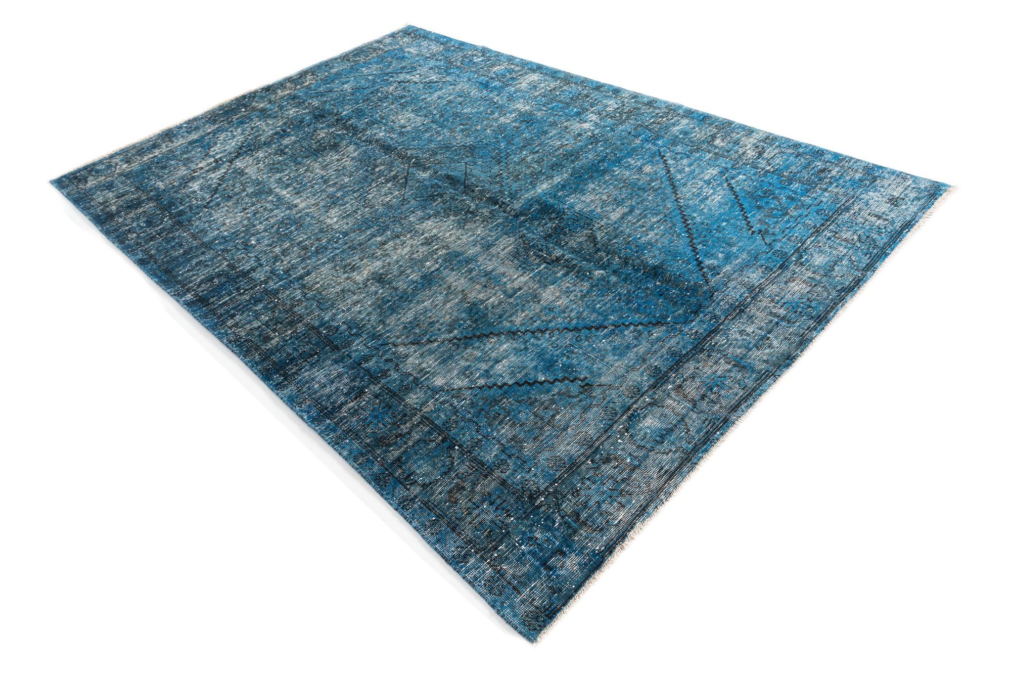 6' 6 x 9' 1 Hand Knotted Ultra Vintage Persian Wool Rug