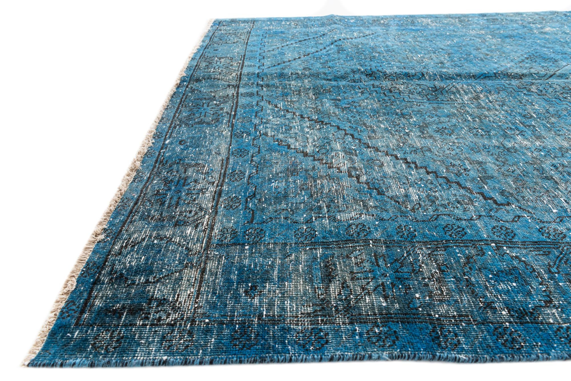 6' 6 x 9' 1 Hand Knotted Ultra Vintage Persian Wool Rug