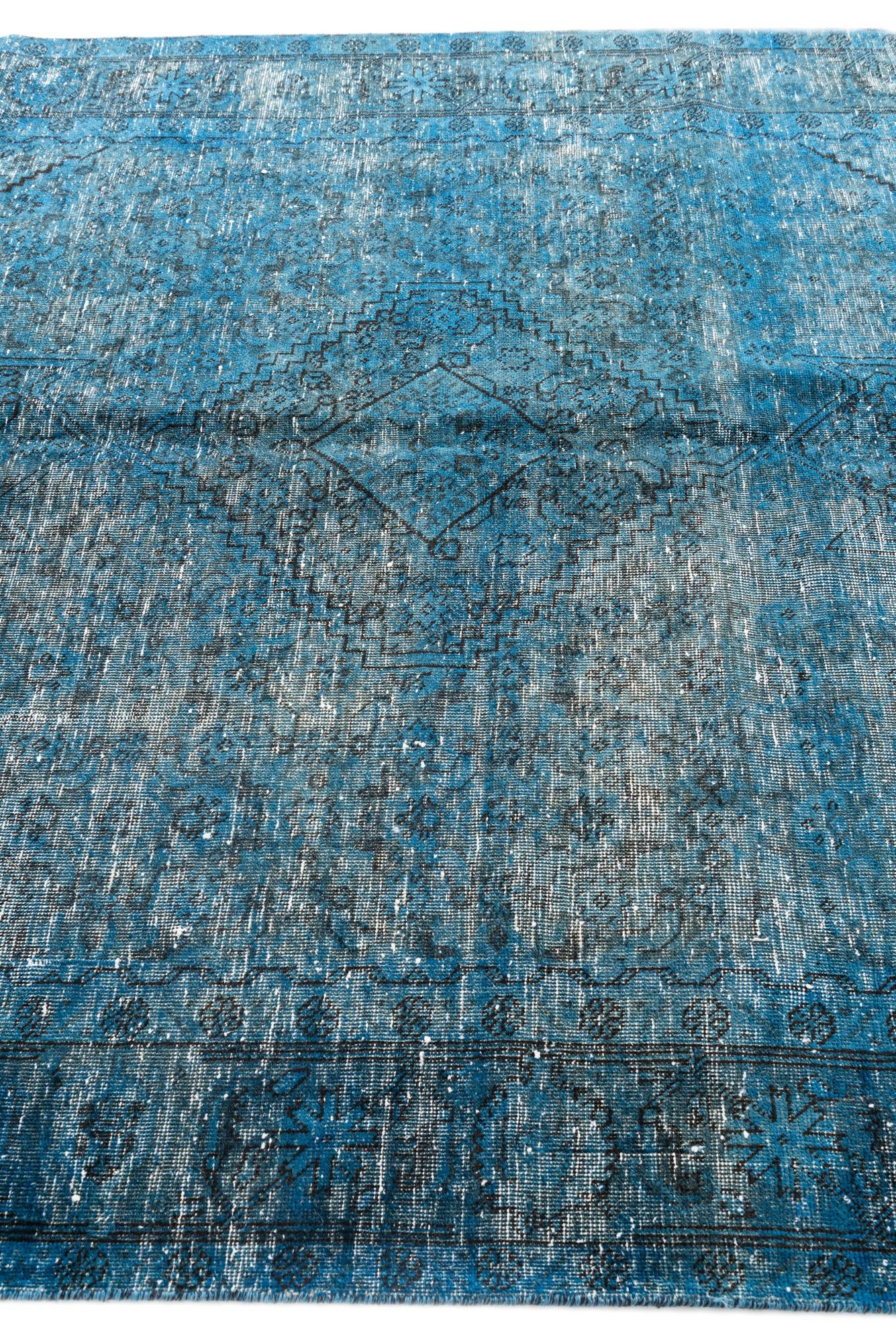6' 6 x 9' 1 Hand Knotted Ultra Vintage Persian Wool Rug