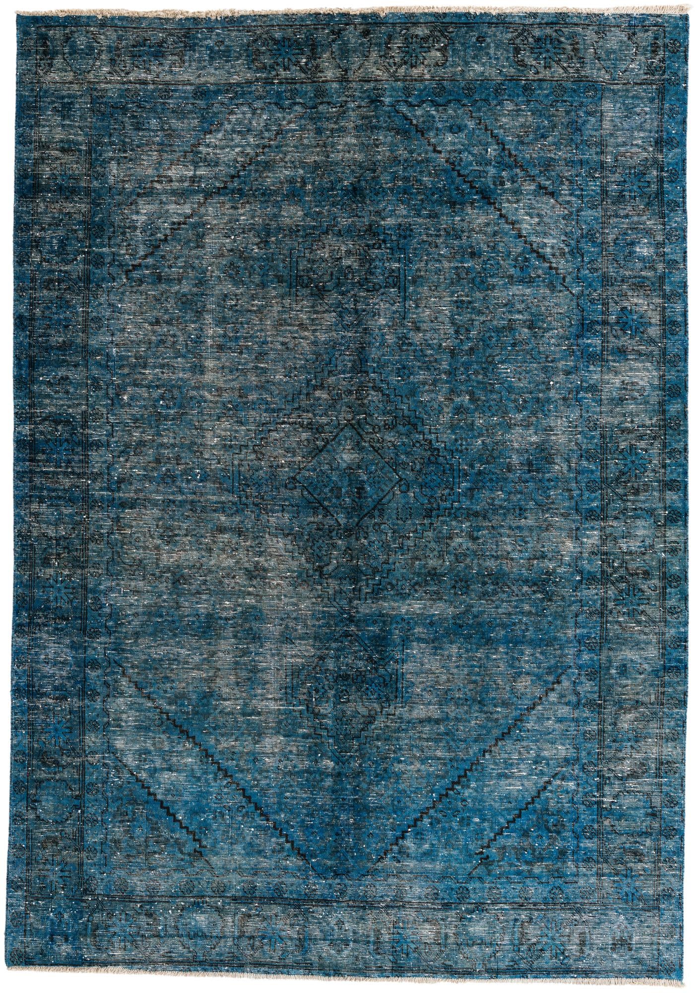 6' 6 x 9' 1 Hand Knotted Ultra Vintage Persian Wool Rug