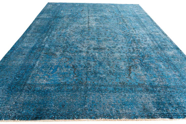 Detail image of 9' 6 x 12' 4 Hand Knotted Ultra Vintage Persian Wool Rug