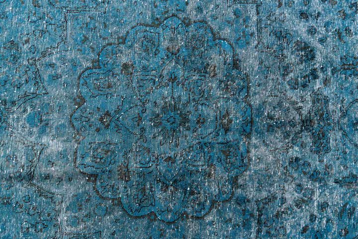 9' 6 x 12' 4 Hand Knotted Ultra Vintage Persian Wool Rug