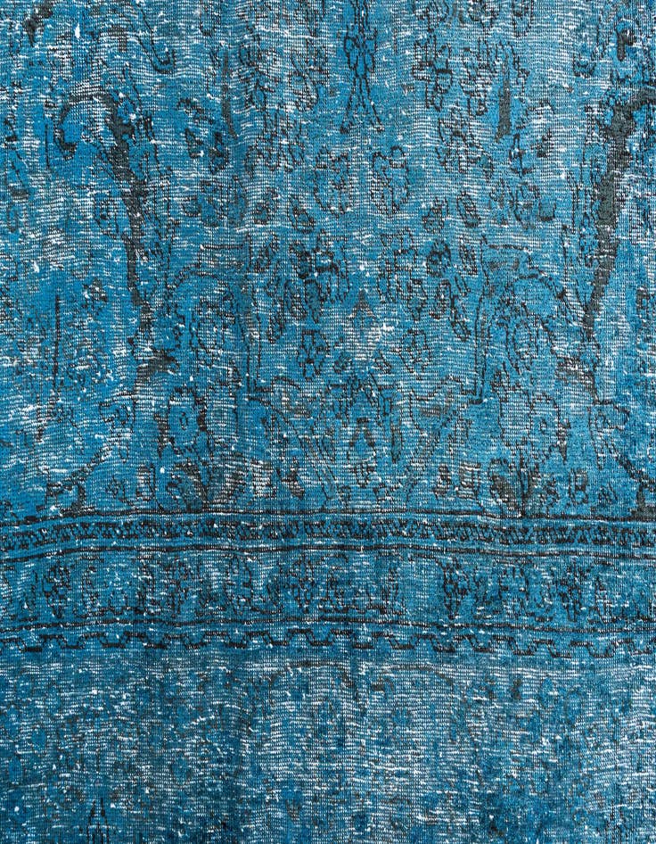 Detail image of 9' 6 x 12' 4  Hand Knotted Ultra Vintage Persian Wool Rug