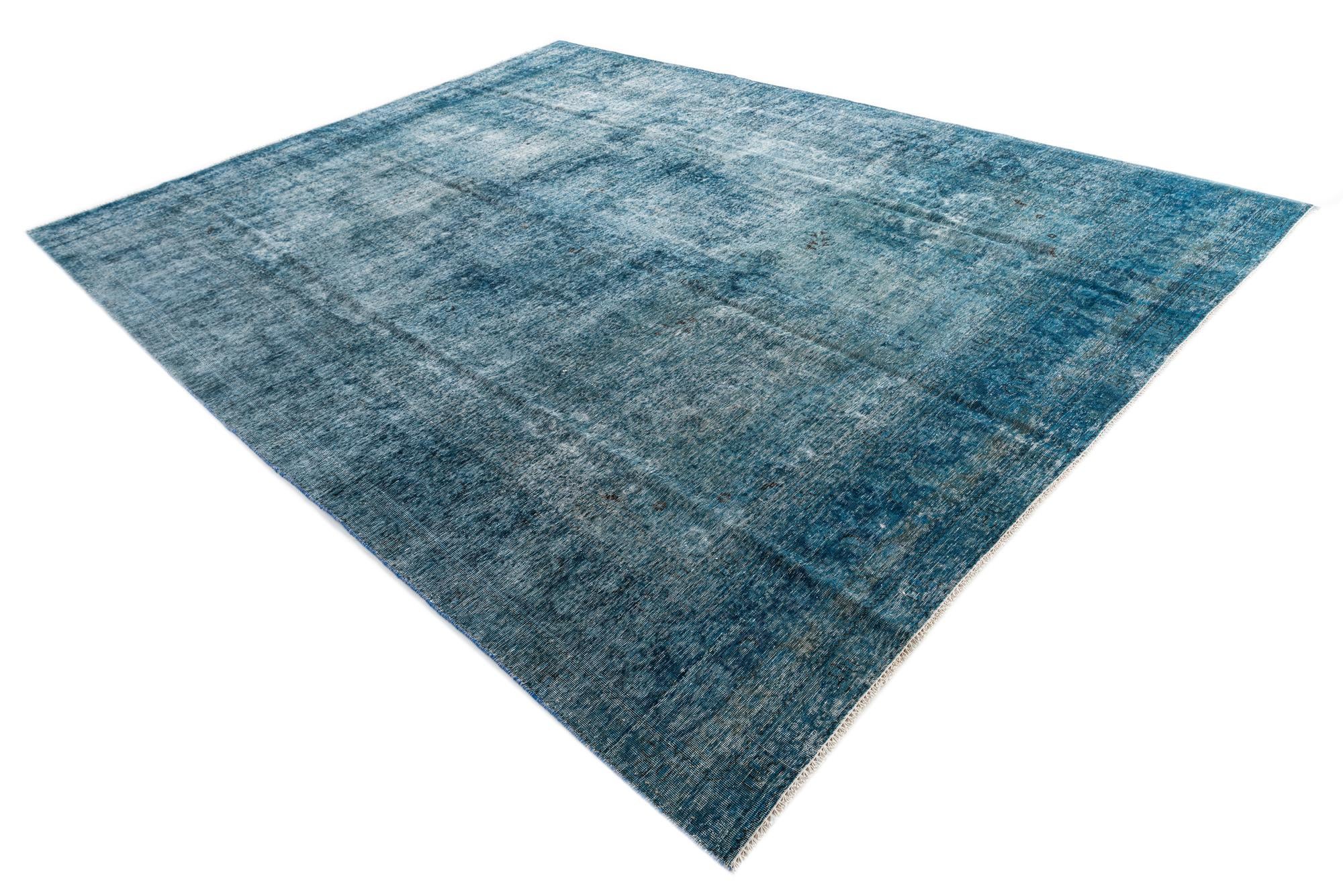 9' 9 x 12' 8 Hand Knotted Ultra Vintage Persian Wool Rug