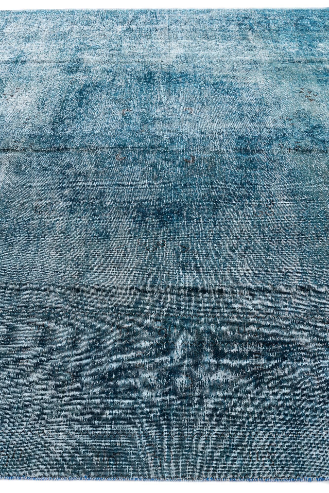 9' 9 x 12' 8 Hand Knotted Ultra Vintage Persian Wool Rug