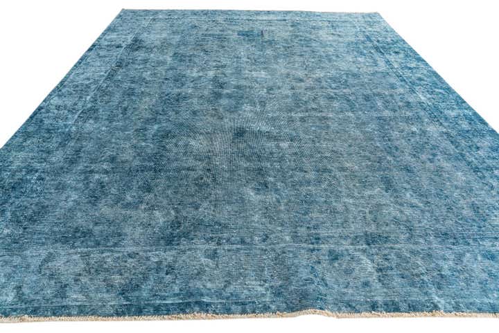 9' 8 x 12' 8 Hand Knotted Ultra Vintage Persian Wool Rug