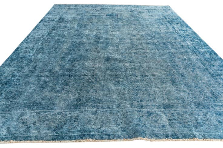 Detail image of 9' 8 x 12' 8 Hand Knotted Ultra Vintage Persian Wool Rug