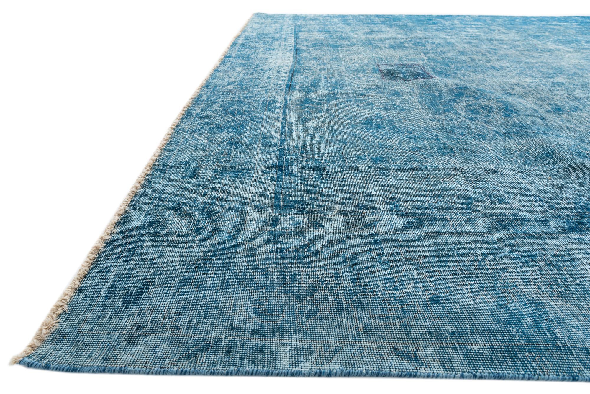9' 8 x 12' 8 Hand Knotted Ultra Vintage Persian Wool Rug