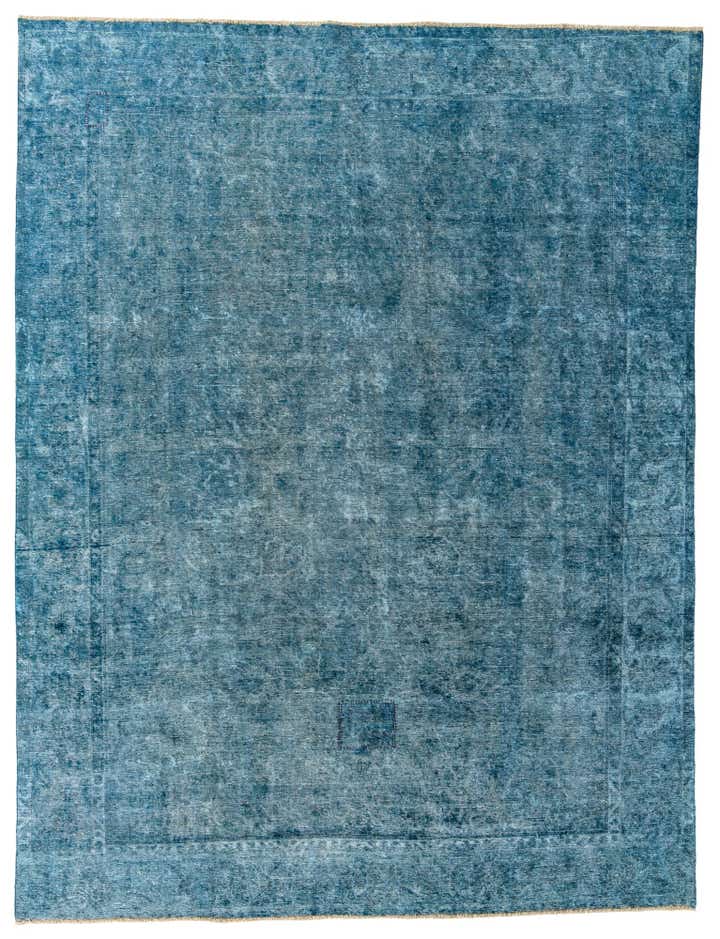 9' 8 x 12' 8 Hand Knotted Ultra Vintage Persian Wool Rug