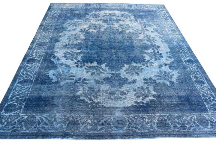 9' 5 x 12' 4 Hand Knotted Ultra Vintage Persian Wool Rug