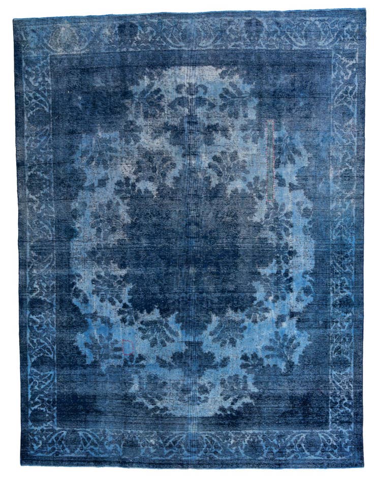 Detail image of 9' 5 x 12' 4 Hand Knotted Ultra Vintage Persian Wool Rug
