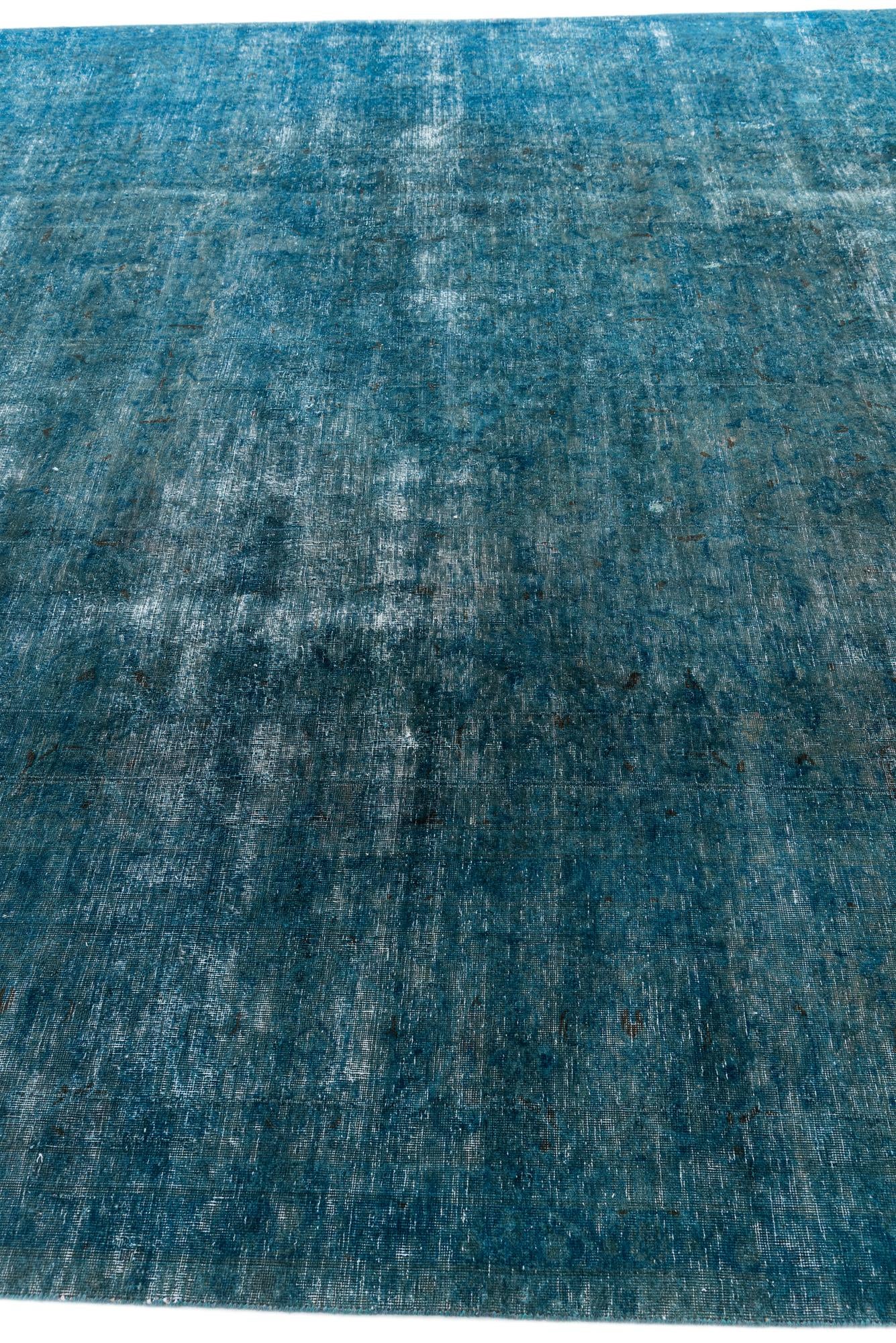 9' 5 x 12' 10 Hand Knotted Ultra Vintage Persian Wool Rug