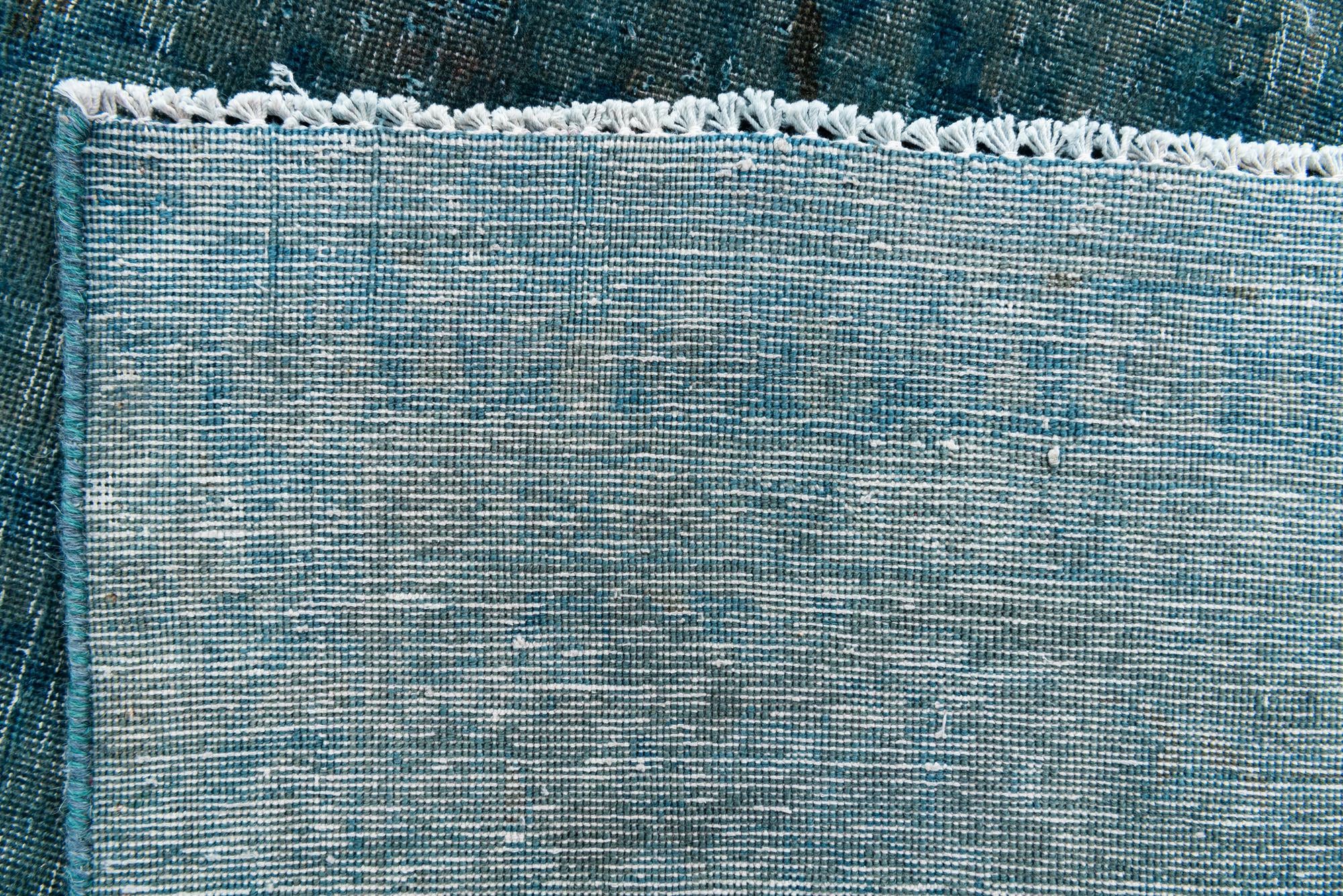 9' 5 x 12' 10 Hand Knotted Ultra Vintage Persian Wool Rug