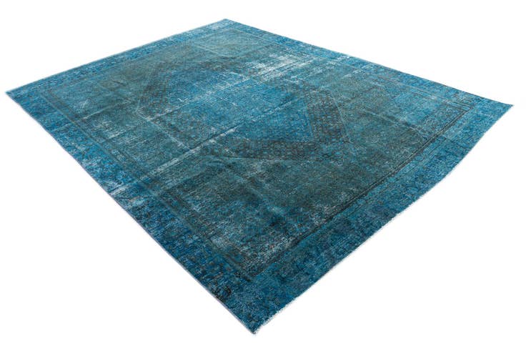 Detail image of 8' 4 x 11' 1 Hand Knotted Ultra Vintage Persian Wool Rug