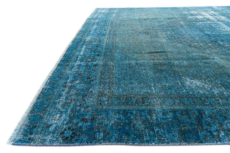 Detail image of 8' 4 x 11' 1 Hand Knotted Ultra Vintage Persian Wool Rug