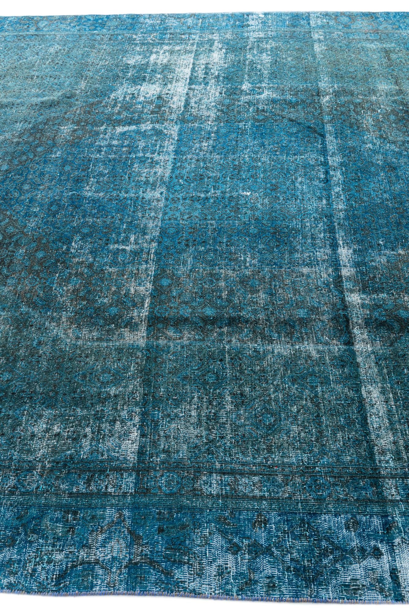8' 4 x 11' 1 Hand Knotted Ultra Vintage Persian Wool Rug