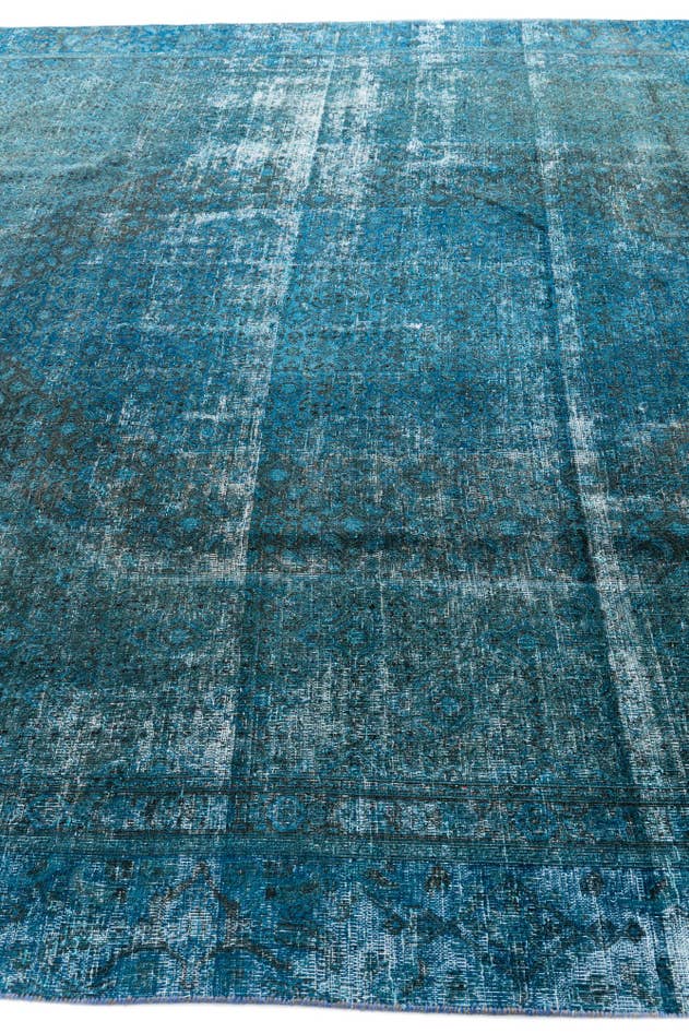 Detail image of 8' 4 x 11' 1 Hand Knotted Ultra Vintage Persian Wool Rug
