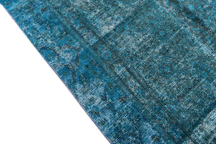 8' 4 x 11' 1 Hand Knotted Ultra Vintage Persian Wool Rug