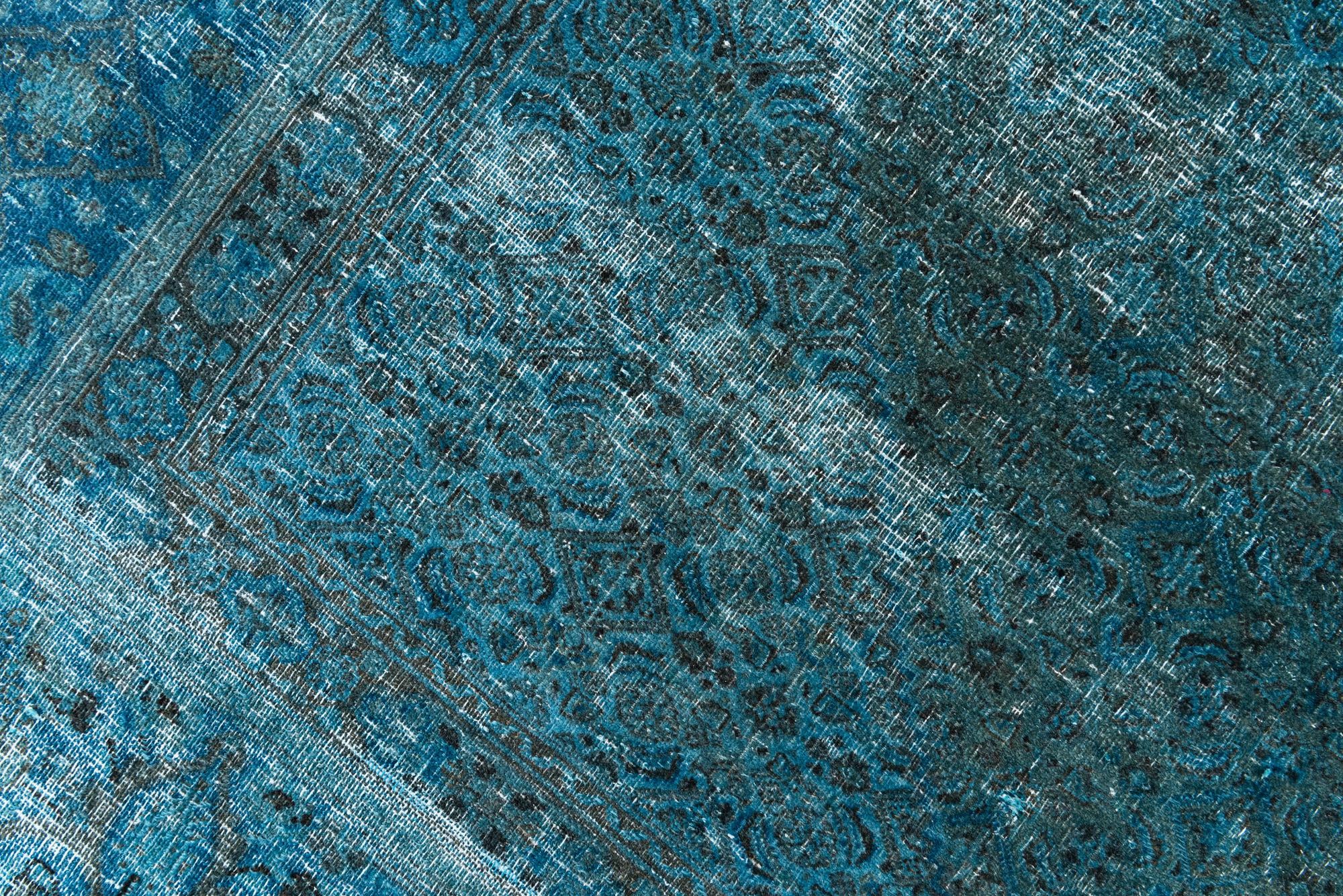 8' 4 x 11' 1 Hand Knotted Ultra Vintage Persian Wool Rug