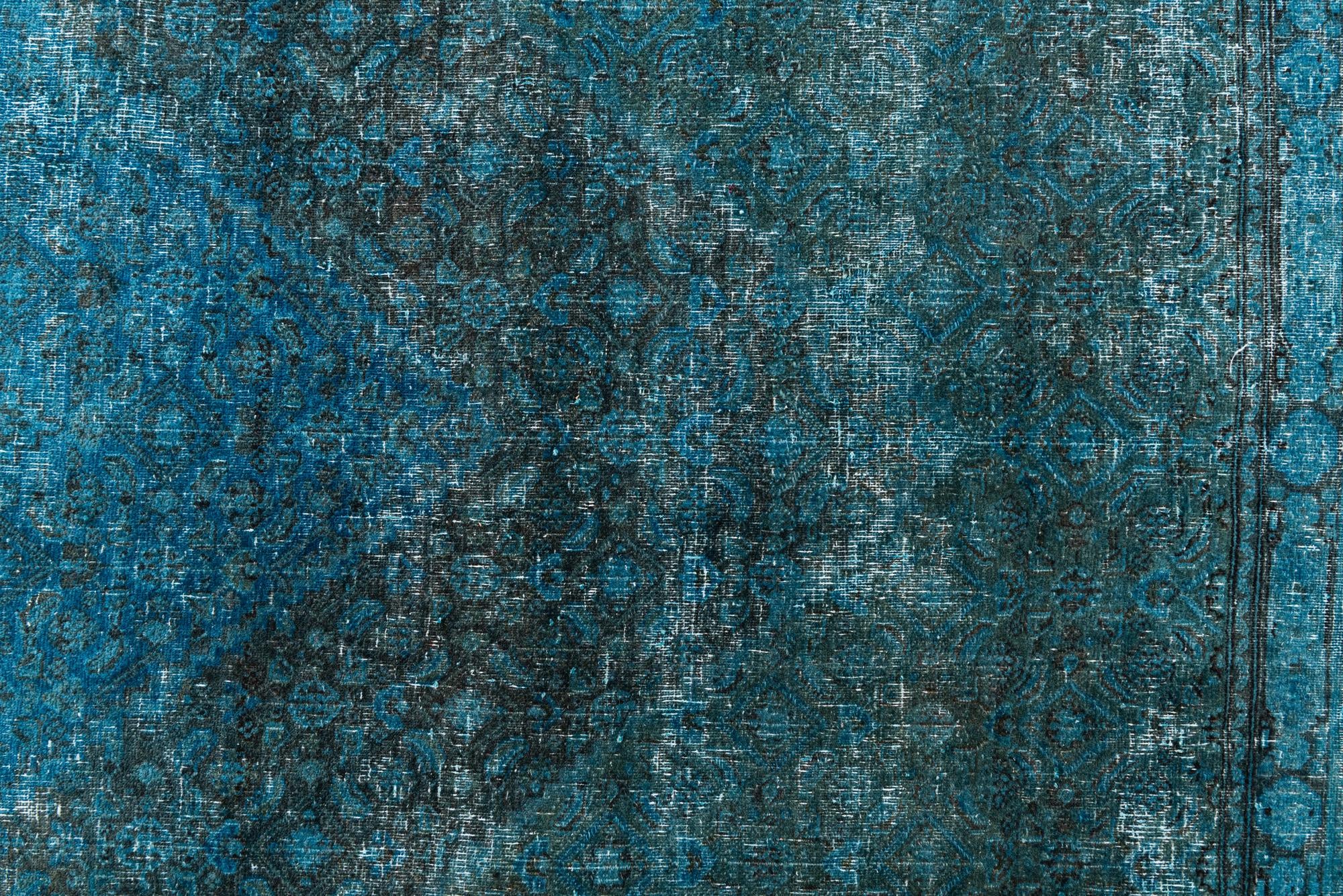 8' 4 x 11' 1 Hand Knotted Ultra Vintage Persian Wool Rug