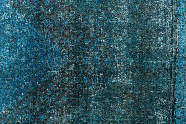 8' 4 x 11' 1 Hand Knotted Ultra Vintage Persian Wool Rug