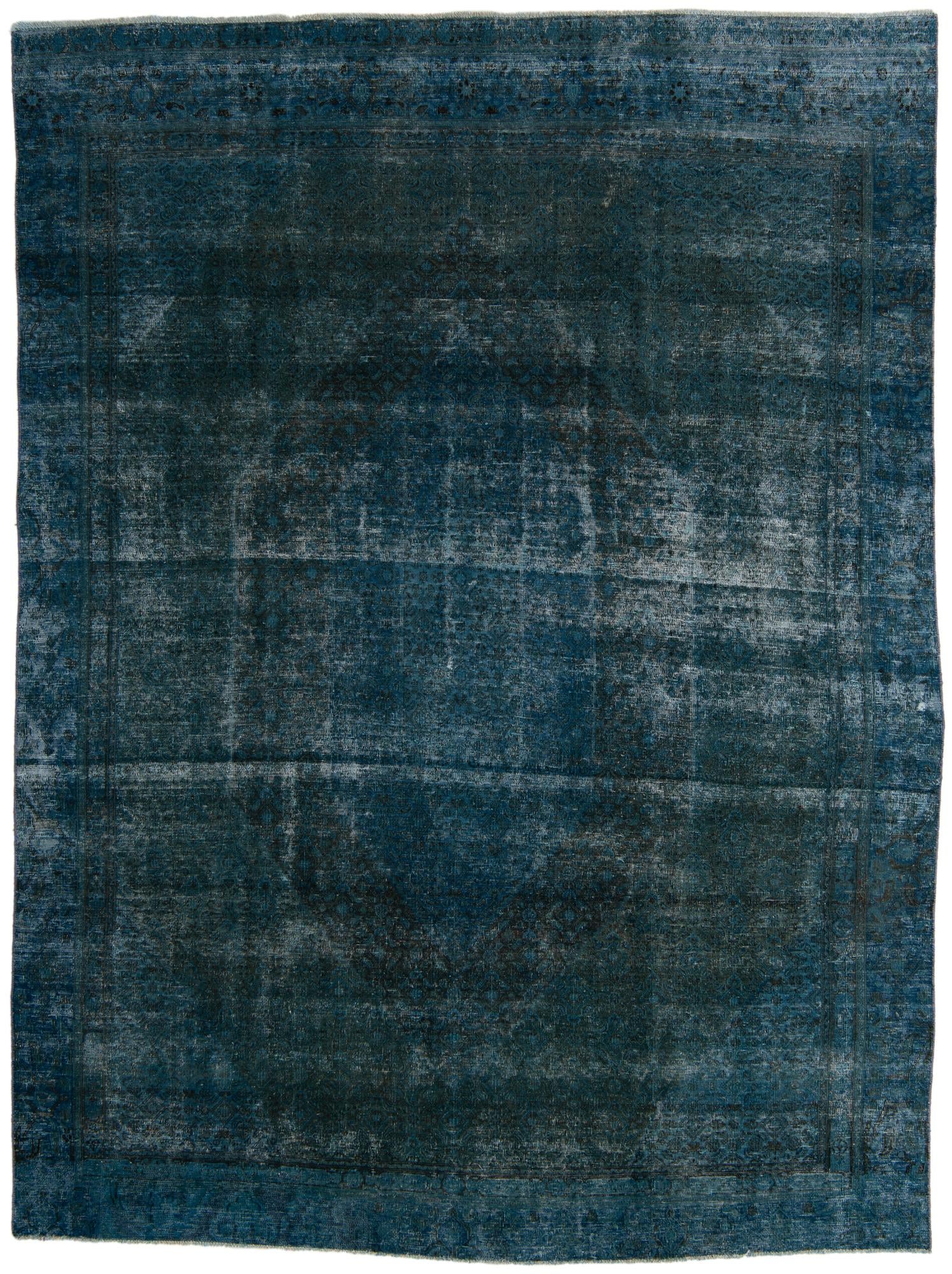 8' 4 x 11' 1 Hand Knotted Ultra Vintage Persian Wool Rug