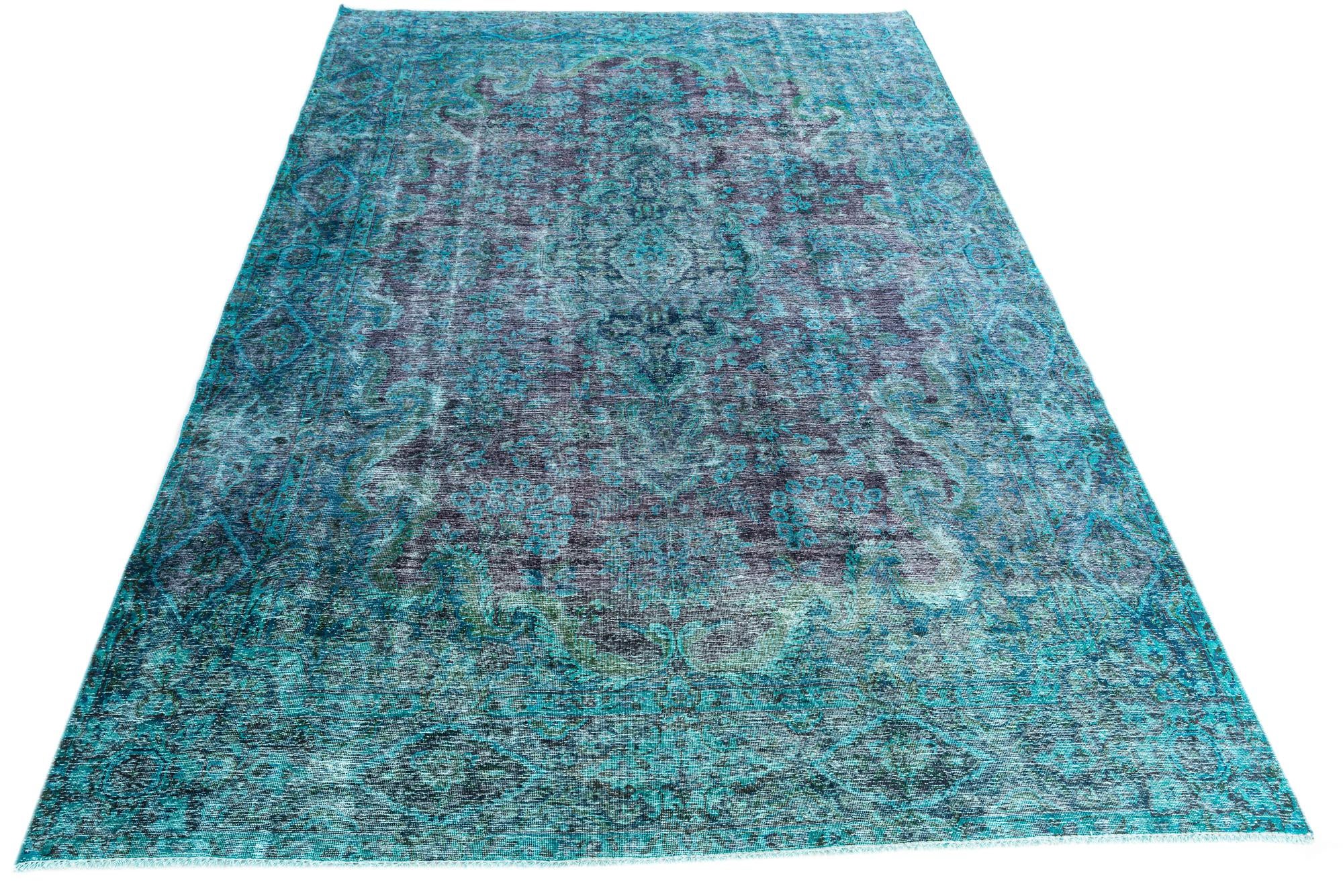 7' 8 x 11' 7 Hand Knotted Ultra Vintage Persian Wool Rug