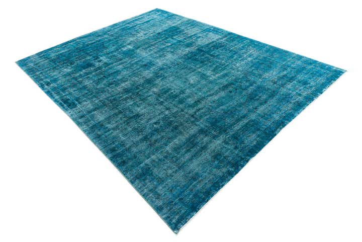 9' 4 x 12' Hand Knotted Ultra Vintage Persian Wool Rug